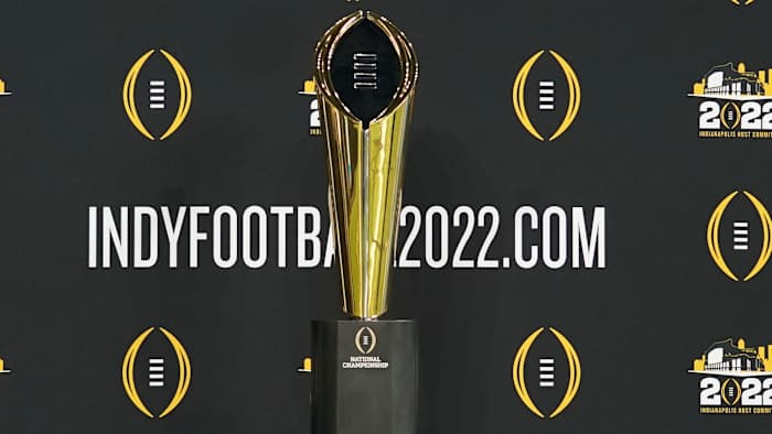 College football national championship trophy